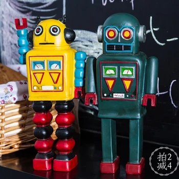 Geek Toy Robot Classic American Decor Decoration Home Furnishing Display Props Resin Landscape Pastoral
Geek Toy Robot Classic American Decor Decoration Home Furnishing Display Props Resin Landscape Pastoral