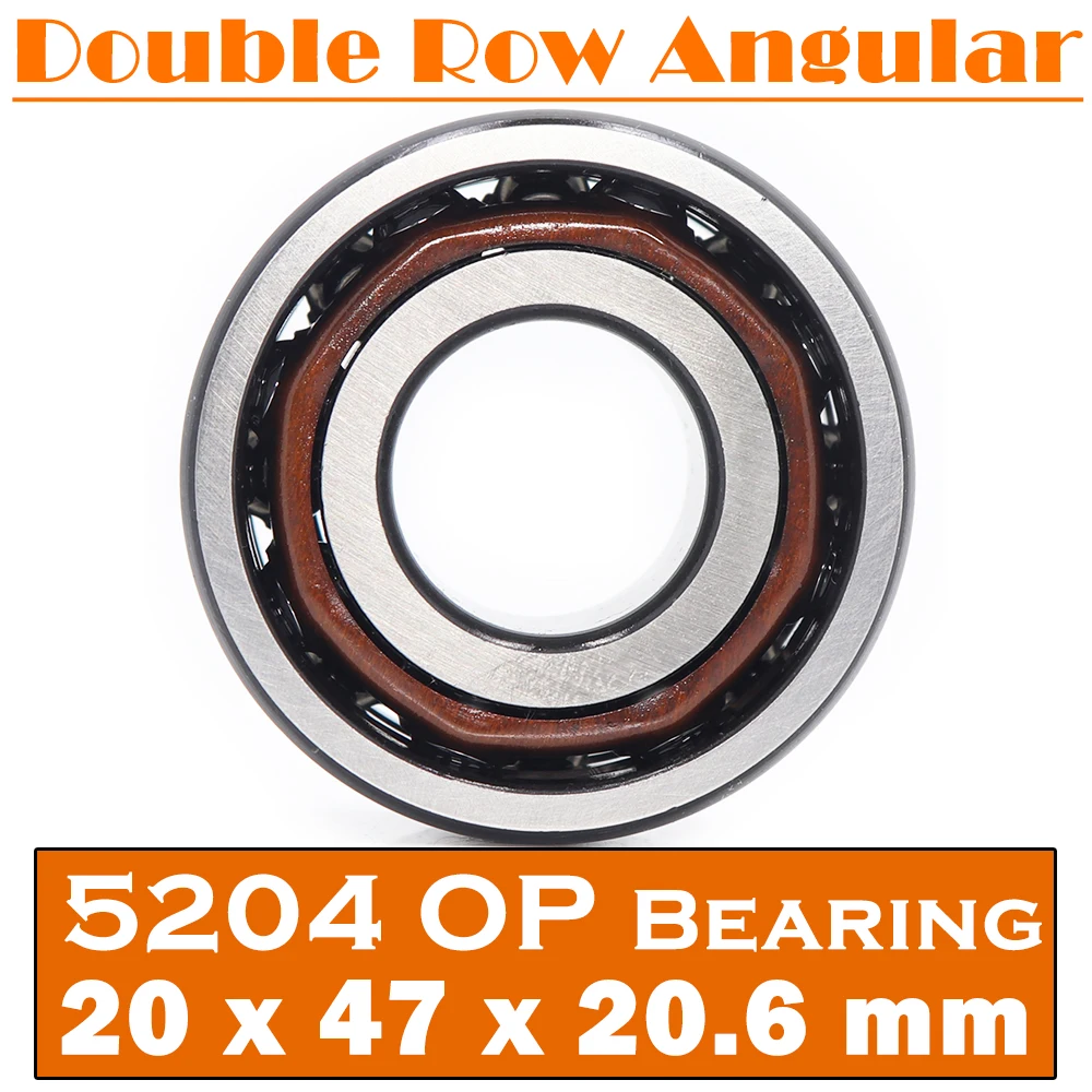 5204 OPEN Bearing 20*47*20.6 mm ( 1 PC ) Axial Double Row Angular Contact 5204 3204 3056204 Ball Bearings 
5204 OPEN Bearing 20*47*20.6 mm ( 1 PC ) Axial Double Row Angular Contact 5204 3204 3056204 Ball Bearings