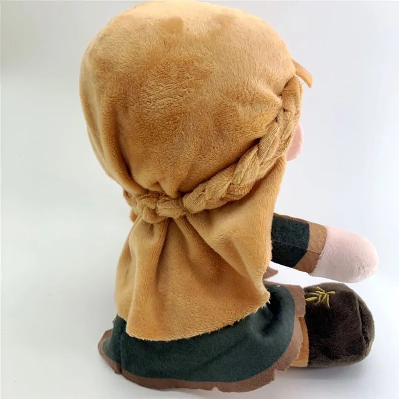 New Princess Anna Elsa plush Dolls Movie Cartoon Childhood Young Anna Elsa Stuffed Peluche Toys Kids Girls Cosplay Gift 20cm 2pcslot (3)