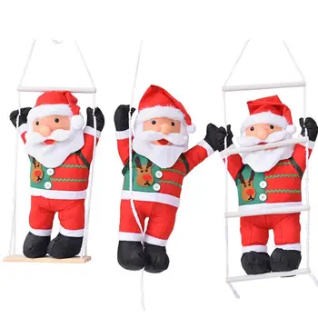 60cm Santa Claus Accessories Lovely Christmas Decorations Creative Climbing Rope Ladder Swing Toys Doll Pendant
60cm Santa Claus Accessories Lovely Christmas Decorations Creative Climbing Rope Ladder Swing Toys Doll Pendant