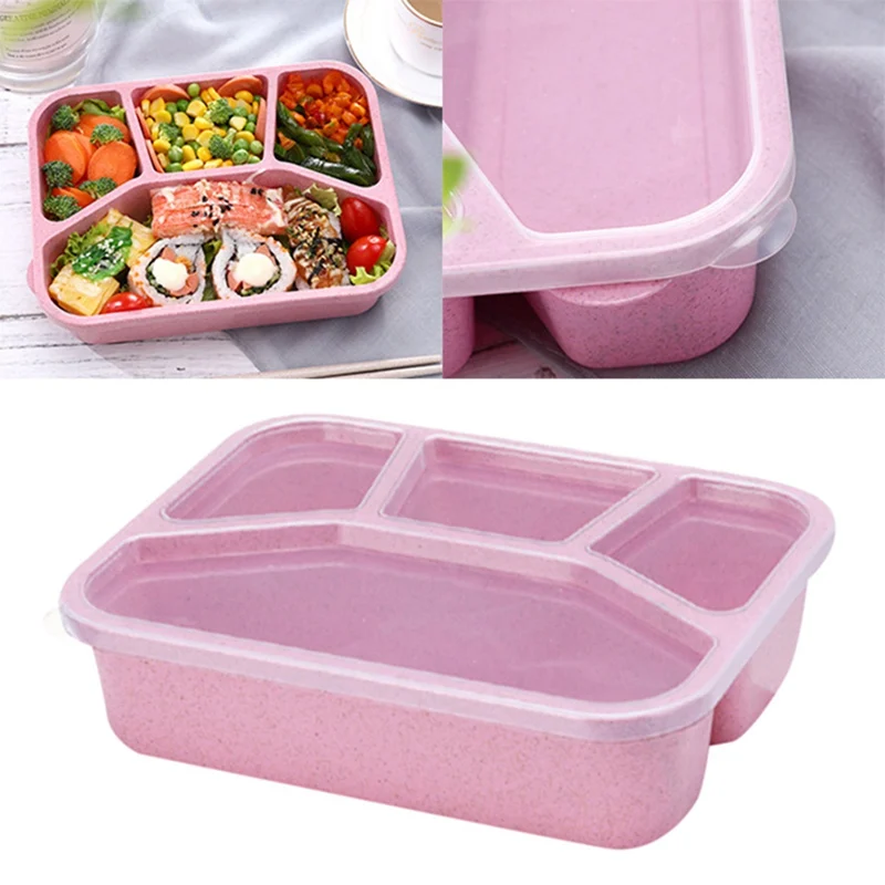 Environmentally friendly wheat straw lunch box portable microwave oven four grid fast food box
Environmentally friendly wheat straw lunch box portable microwave oven four grid fast food box
