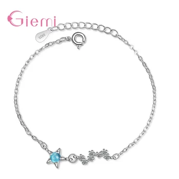Trendy 925 Sterling Silver Bracelets for Women Jewelry Fashion Cubic Zirconia Star Bracelet Accessories Popular Female Bijoux
Trendy 925 Sterling Silver Bracelets for Women Jewelry Fashion Cubic Zirconia Star Bracelet Accessories Popular Female Bijoux
