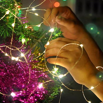 2m Outdoor LED String Lights Fairy Garland Battery Power Copper Wire Lights for Party Christmas Wedding Party Decoration
2m Outdoor LED String Lights Fairy Garland Battery Power Copper Wire Lights for Party Christmas Wedding Party Decoration