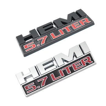 3D HEMI 5.7 LITER Letter Logo Fender Trunk Badge Trim Sticker For Chrysler Dodge Challenger Charger SRT RAM Scat Pack Car Tuning
3D HEMI 5.7 LITER Letter Logo Fender Trunk Badge Trim Sticker For Chrysler Dodge Challenger Charger SRT RAM Scat Pack Car Tuning