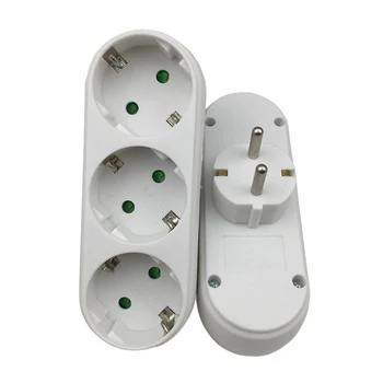 Socket European/German Standard Three Expansion Socket With Switch EU/GER Plug One To Three Conversion Plug Converter
Socket European/German Standard Three Expansion Socket With Switch EU/GER Plug One To Three Conversion Plug Converter