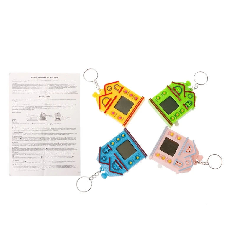 1PC Mini House Design LCD Virtual Digital Pet Electronic Game Machine With Keychain
1PC Mini House Design LCD Virtual Digital Pet Electronic Game Machine With Keychain