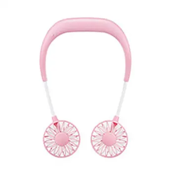 USB Double Head Hanging Neck Quiet Portable Handheld Electric Fan Air Conditioner Cooler Cooling Fan Summer Desk Table Home USE
USB Double Head Hanging Neck Quiet Portable Handheld Electric Fan Air Conditioner Cooler Cooling Fan Summer Desk Table Home USE