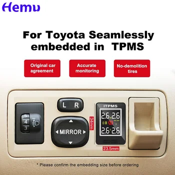 For Toyota special-purpose Solar Power Car Tire Pressure Monitor System TPMS Tyre Pressure Temperature Warning With 4 Sensors
For Toyota special-purpose Solar Power Car Tire Pressure Monitor System TPMS Tyre Pressure Temperature Warning With 4 Sensors