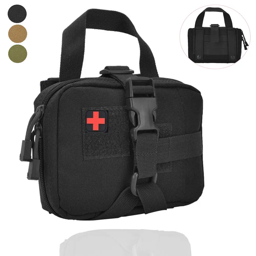 Tactical First Aid Kits Pouches Outdoor Molle EMT Emergency Patch Bag Portable Medical Survival EDC Accessories Storager Bag
Tactical First Aid Kits Pouches Outdoor Molle EMT Emergency Patch Bag Portable Medical Survival EDC Accessories Storager Bag