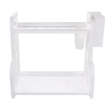 Convenient Cutlery Storage Rack Double Layer Storage Stand Practical Kitchen Storage Shelf for Home (White)
Convenient Cutlery Storage Rack Double Layer Storage Stand Practical Kitchen Storage Shelf for Home (White)