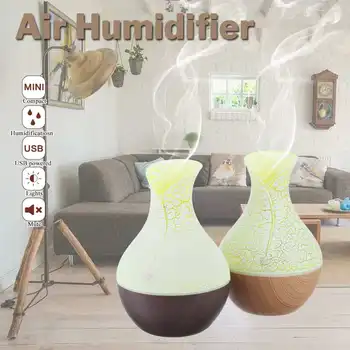 Electric Air Diffuser Wood Ultrasonic Air Humidifier Essential USB Oil Aromatherapy Cool Mist Maker 7 Color For Home Car Office
Electric Air Diffuser Wood Ultrasonic Air Humidifier Essential USB Oil Aromatherapy Cool Mist Maker 7 Color For Home Car Office
