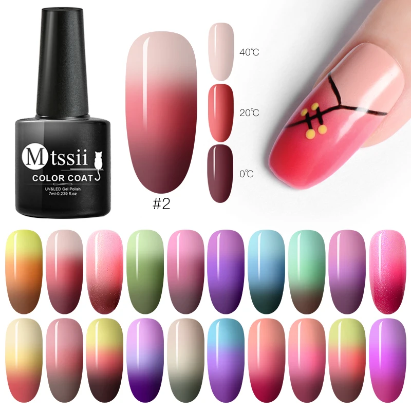 Mtssii 7ml Thermal Glitter Soak Off UV Gel Polish Holographic Temperature Color-changing Varnish Gel Nail Art Lacquer Decor
Mtssii 7ml Thermal Glitter Soak Off UV Gel Polish Holographic Temperature Color-changing Varnish Gel Nail Art Lacquer Decor