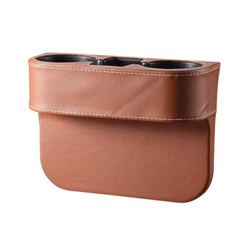 General Purpose 2 Cup Drink Rack, Automatic Front Seat Finisher, Car Safety Seat Wedge Console Side Pocket Phone Storage (Brown)
General Purpose 2 Cup Drink Rack, Automatic Front Seat Finisher, Car Safety Seat Wedge Console Side Pocket Phone Storage (Brown)