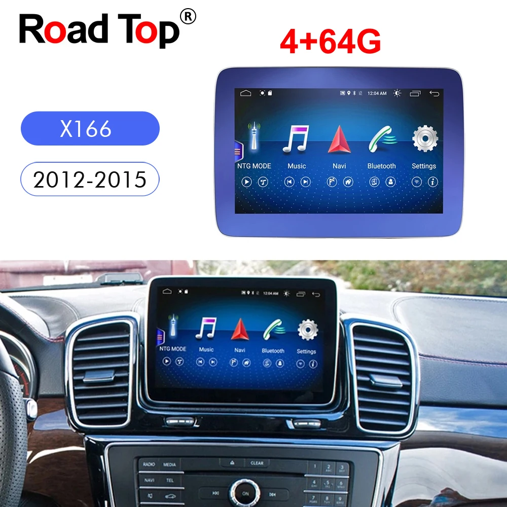 Android 8.1 Car Radio Bluetooth GPS Navigation WiFi Head Unit Screen for Mercedes Benz GL63 AMG GL350 GL400 GL450 GL500 GL550
Android 8.1 Car Radio Bluetooth GPS Navigation WiFi Head Unit Screen for Mercedes Benz GL63 AMG GL350 GL400 GL450 GL500 GL550