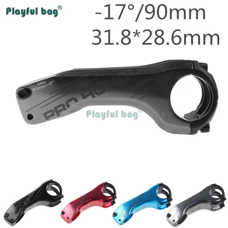 

Playful bag -17 degree 90mm Bicycle Stem Aluminum Stem Moutain Bike Accessory Outdoor Riding Bicycle Equipment IA03