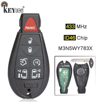 KEYECU 433MHz ID46 Chip M3N5WY783X/ IYZ-C01C 7 Button Smart Remote Key Fobik Fob for Chrysler Jeep Dodge Ram Trunk 2008-2014
KEYECU 433MHz ID46 Chip M3N5WY783X/ IYZ-C01C 7 Button Smart Remote Key Fobik Fob for Chrysler Jeep Dodge Ram Trunk 2008-2014