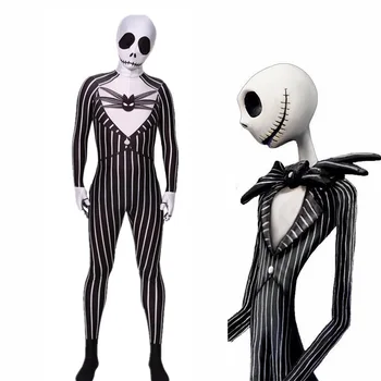 The Nightmare Before Christmas Cosplay Jack Skellington Costume Vintage Black Stripe Zentai Party Halloween Dress Unisex
The Nightmare Before Christmas Cosplay Jack Skellington Costume Vintage Black Stripe Zentai Party Halloween Dress Unisex