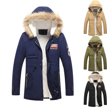 Thick Men's Coat 2019 Winter Wool Slim Version Hooded Jacket Men's Plus Velvet Warm Fur Jacket Casual Warm Long Parkas
Thick Men's Coat 2019 Winter Wool Slim Version Hooded Jacket Men's Plus Velvet Warm Fur Jacket Casual Warm Long Parkas