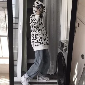 2020 Korean Style Spring And Autumn Season Original Full Of Printed Rice Qi Sweater Female Thin Section Lian Cap Loose Lazy Wind
2020 Korean Style Spring And Autumn Season Original Full Of Printed Rice Qi Sweater Female Thin Section Lian Cap Loose Lazy Wind