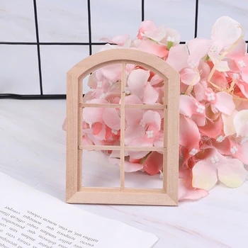 1:12 Dollhouse Miniature Wooden Six Squares Arched Window Model Furniture Accessories 
1:12 Dollhouse Miniature Wooden Six Squares Arched Window Model Furniture Accessories