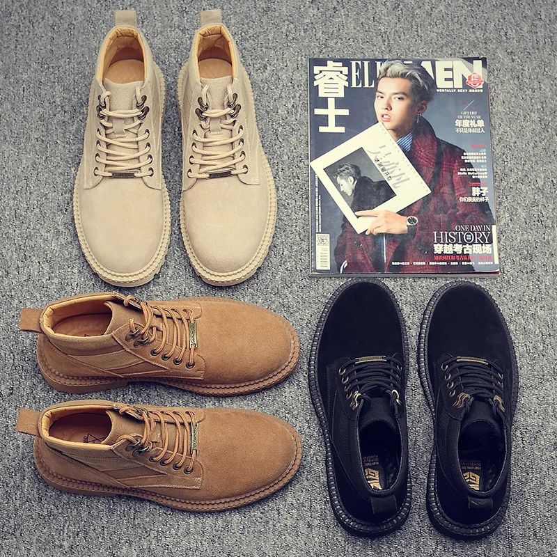 England Boots Men's Boots Martin Short Boots Mid-top Summer Desert Tube Cowhide Men's Boot Versatile Trendy Shoes Hight-top Army
England Boots Men's Boots Martin Short Boots Mid-top Summer Desert Tube Cowhide Men's Boot Versatile Trendy Shoes Hight-top Army