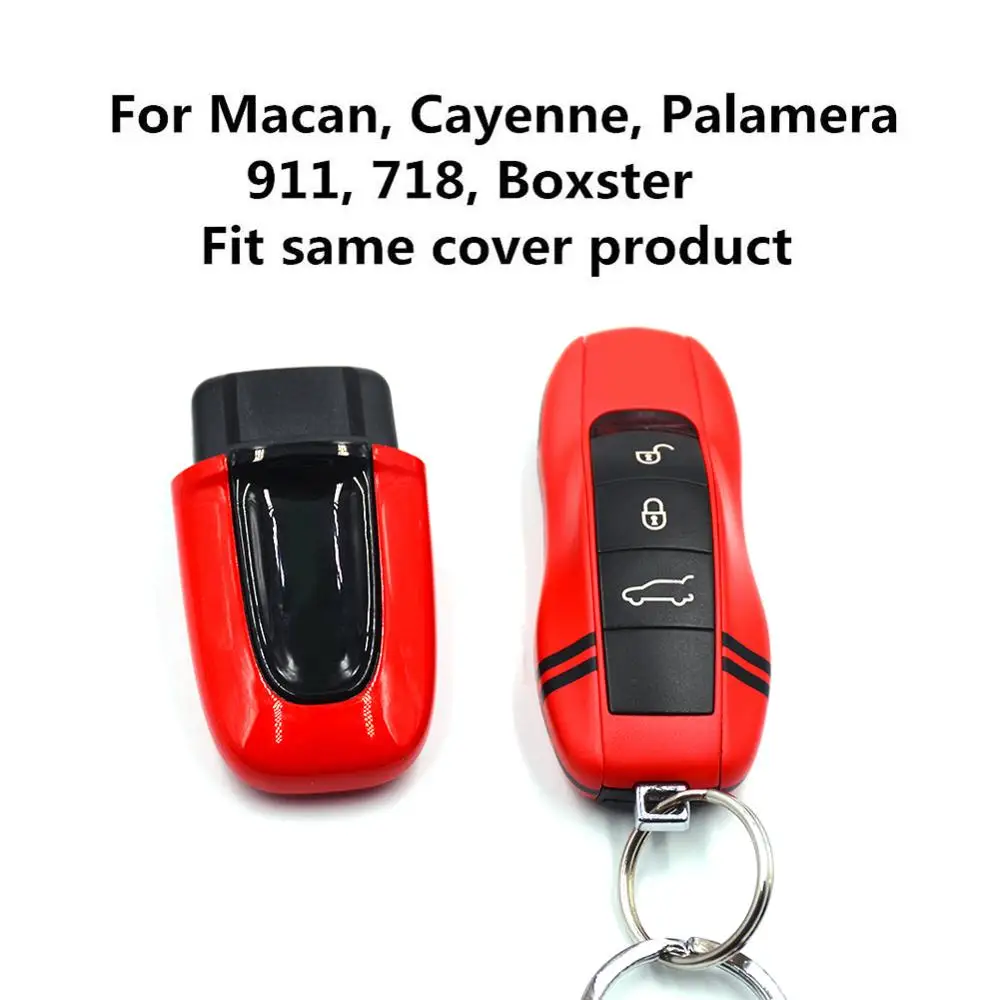 Key cover case for Macan Cayenne Panamera 911 718 9YA Boxster car remote controller key cover shell holder cap fob keyless Red
Key cover case for Macan Cayenne Panamera 911 718 9YA Boxster car remote controller key cover shell holder cap fob keyless Red