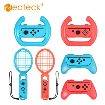 Neoteck Grip Tennis Racket Steering Wheel Accessories Switch Controller Grip Handle Kit for Nintendo Switch Joy-Con Switch
Neoteck Grip Tennis Racket Steering Wheel Accessories Switch Controller Grip Handle Kit for Nintendo Switch Joy-Con Switch