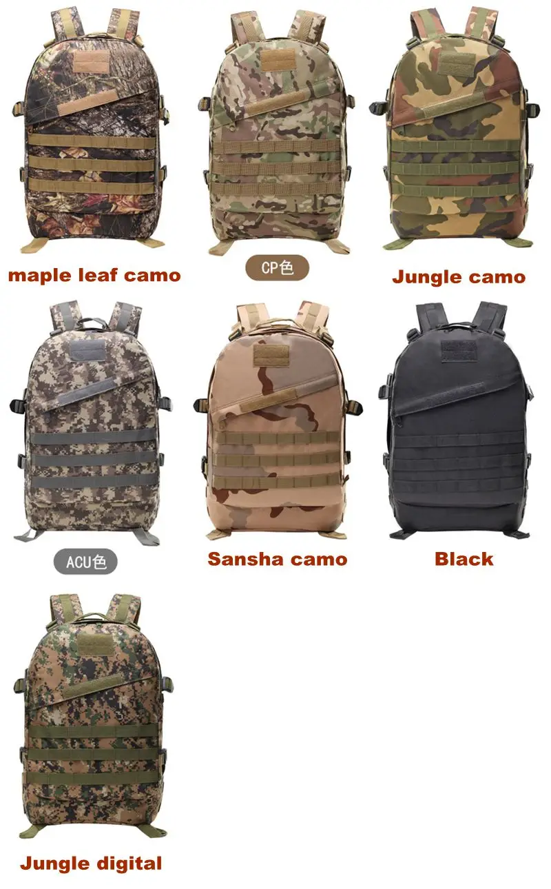 Description Picture 3 of item3D Outdoor Sport Military Army 600D Tactical Climbing Mountaineering Backpack Camping Hiking Trekking Rucksack Travel Camo Bag