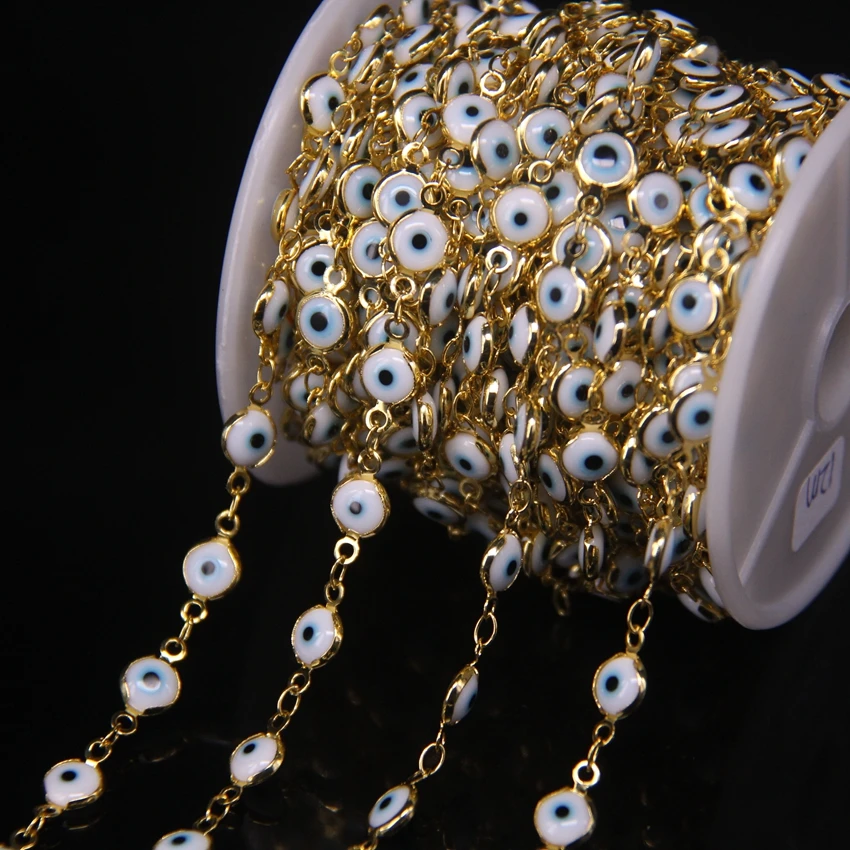 5meter white Flat Round Beads Fashion Craft Bracelet Rosary Chain Findings ,Drip Oil Enamel Glass Coin Golden chains Jewelry,6mm
5meter white Flat Round Beads Fashion Craft Bracelet Rosary Chain Findings ,Drip Oil Enamel Glass Coin Golden chains Jewelry,6mm