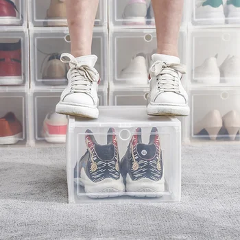 Thick Transparent Basketball Shoe Box Novelty Drawer Shoe Storage Box AJ Shoe Storage Box Drawer Box 
Thick Transparent Basketball Shoe Box Novelty Drawer Shoe Storage Box AJ Shoe Storage Box Drawer Box