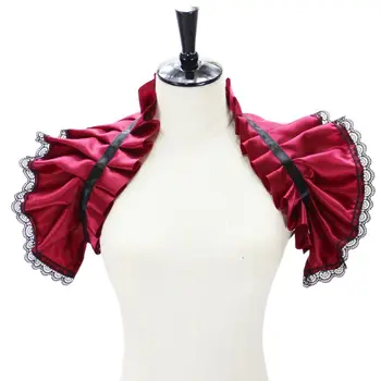 2020 Gothic Style Floral Lace Rim Fake Collar Pleated Ruffles Necklace Choker Shawl
2020 Gothic Style Floral Lace Rim Fake Collar Pleated Ruffles Necklace Choker Shawl