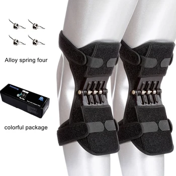 1pc and 1 Pair Power Joint Support Knee Pads Powerful Rebound Spring Force Knee Booster Professional Protective Sports Knee Pad 
1pc and 1 Pair Power Joint Support Knee Pads Powerful Rebound Spring Force Knee Booster Professional Protective Sports Knee Pad