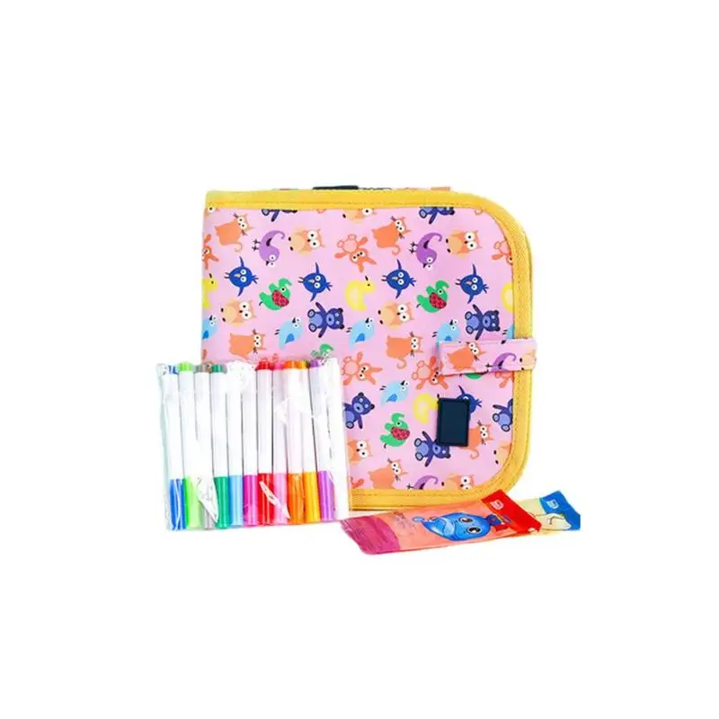 1set Kid Portable Writing Pad Erasable Graffiti Board Animal Car DIY 14 pages Drawing Book with 12 Water Chalk Kid Birthday Gift
1set Kid Portable Writing Pad Erasable Graffiti Board Animal Car DIY 14 pages Drawing Book with 12 Water Chalk Kid Birthday Gift