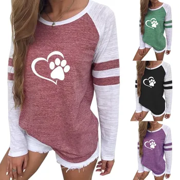 female Loose top 2019 new Women Printing Round Neck Long Sleeve Casual Blouse Sweatshirt New Arrival Coat
female Loose top 2019 new Women Printing Round Neck Long Sleeve Casual Blouse Sweatshirt New Arrival Coat