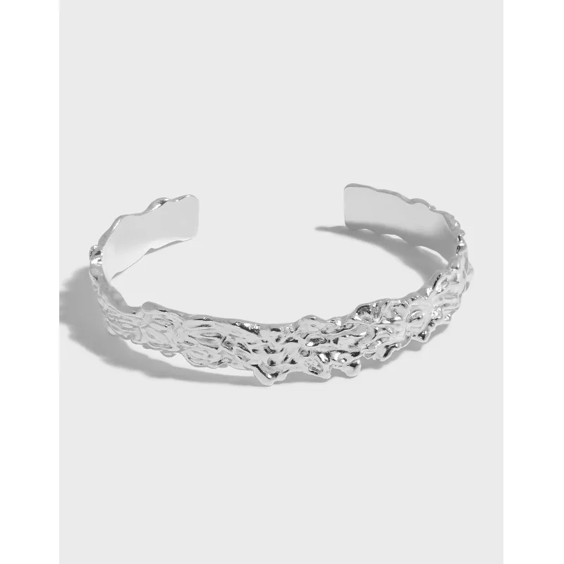 11.7mm Authentic 925 Sterling silver Irregular Bump concave-convex Surface Geometric Cuff Bangle Bracelet Wider Jewelry C-ST220
11.7mm Authentic 925 Sterling silver Irregular Bump concave-convex Surface Geometric Cuff Bangle Bracelet Wider Jewelry C-ST220