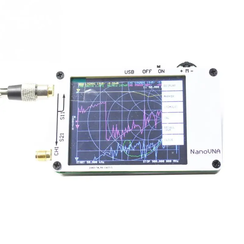 Portable Professional Network Analyzer Tester Handheld Network Analyzer 900MHz Digital Display F HF VHF UHF Antenna Analyzer
Portable Professional Network Analyzer Tester Handheld Network Analyzer 900MHz Digital Display F HF VHF UHF Antenna Analyzer