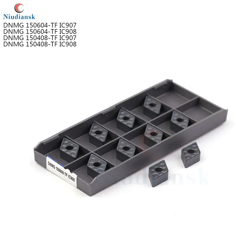 100% Оригинальные DNMG150604 DNMG150608 TF IC907 IC908 карбидные вставки токарный резец инструмент