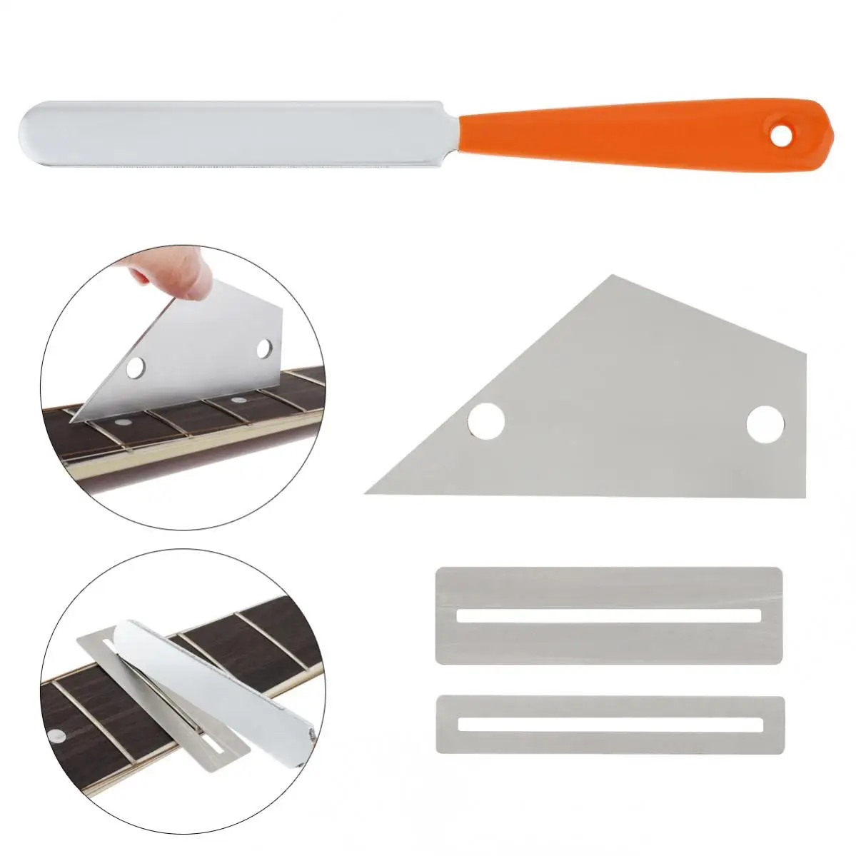 4pcs/lot Guitar Repair Tools Set Guitar Grinding Tool File Narrow Dual Cutting Edge Leveling Ruler Fret Protector Shims
4pcs/lot Guitar Repair Tools Set Guitar Grinding Tool File Narrow Dual Cutting Edge Leveling Ruler Fret Protector Shims