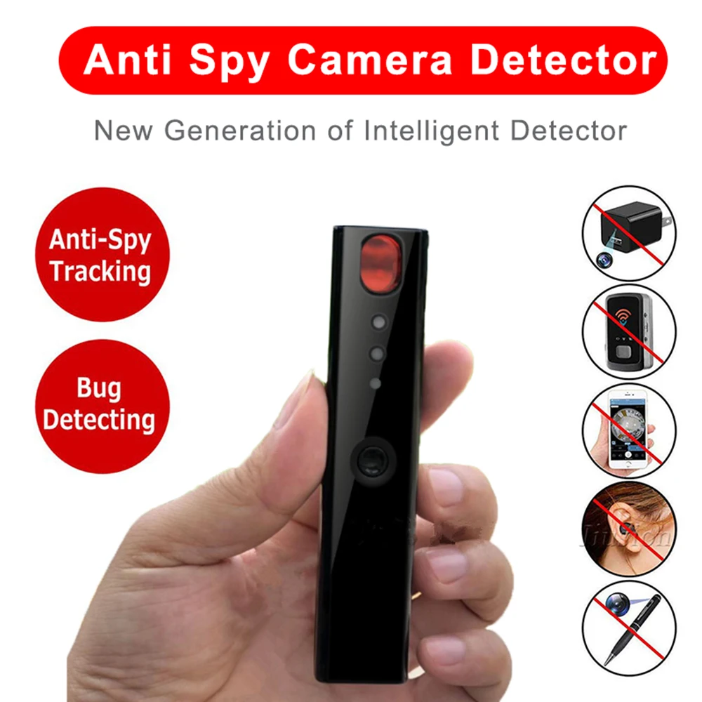Mini Anti Spy Hidden Camera Detector Pen LED Infrared Scanning RF Signal Detection Wireless Bug Micro Cam GPS Tracker Finder
Mini Anti Spy Hidden Camera Detector Pen LED Infrared Scanning RF Signal Detection Wireless Bug Micro Cam GPS Tracker Finder