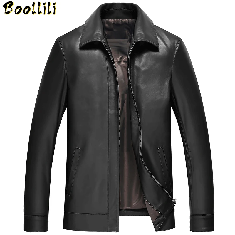 Boollili Men's Genuine Leather Jacket Spring Autumn Jacket Men Plus Size Sheepskin Leather Jackets Jaqueta De Couro
Boollili Men's Genuine Leather Jacket Spring Autumn Jacket Men Plus Size Sheepskin Leather Jackets Jaqueta De Couro