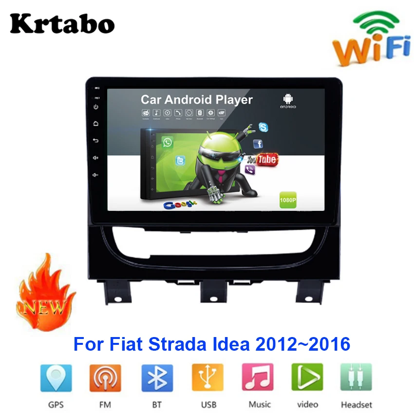 Car radio Android multimedia player For Fiat Strada Idea 2012~2016 Car touch screen GPS Navigation Support Carplay Bluetooth
Car radio Android multimedia player For Fiat Strada Idea 2012~2016 Car touch screen GPS Navigation Support Carplay Bluetooth