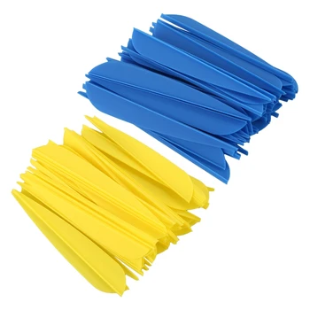 Quality Arrows Vanes 4 Inch Plastic Feather Fletching for DIY Archery Arrows 100 Pack(Blue&Yellow)
Quality Arrows Vanes 4 Inch Plastic Feather Fletching for DIY Archery Arrows 100 Pack(Blue&Yellow)