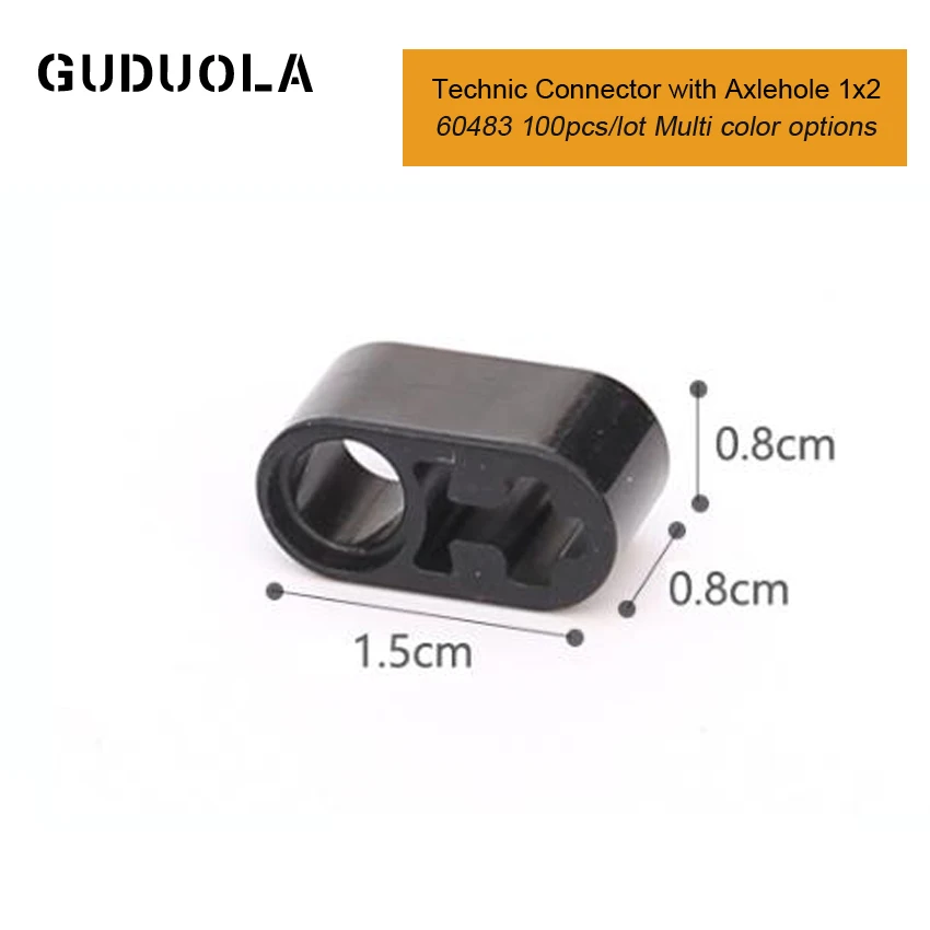 Technic Parts 60483 Technic Connector with Axlehole 1x2 MOC Building Blocks Educational Creative Toys for Kid 100pcs/lot
Technic Parts 60483 Technic Connector with Axlehole 1x2 MOC Building Blocks Educational Creative Toys for Kid 100pcs/lot