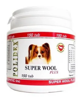 POLIDEX POLIDEX SUPER WOOL PLUS - Polydex Super Wool Plus vitamins for dogs with skin and coat
POLIDEX POLIDEX SUPER WOOL PLUS - Polydex Super Wool Plus vitamins for dogs with skin and coat