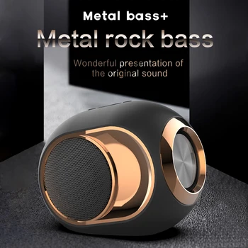 Portable Bluetooth Speaker TWS Bass Subwoofer with Mic Support TF USB AUX FM Delicate Durable Bluetooth Speaker
Portable Bluetooth Speaker TWS Bass Subwoofer with Mic Support TF USB AUX FM Delicate Durable Bluetooth Speaker