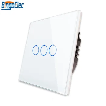 Bingoelec Light Switch 3 Gang 1 Way Touch Switch Crystal Glass Panel Wall Switch Touch Sensor Screen Stair Switch
Bingoelec Light Switch 3 Gang 1 Way Touch Switch Crystal Glass Panel Wall Switch Touch Sensor Screen Stair Switch