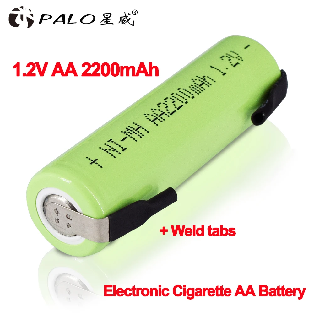 PALO AA NiMH перезаряжаемый аккумулятор для электронных сигарет 1 2 V 2200mAh разряд