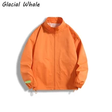GlacialWhale Mens Jacket Men 2021 Autumn Orange Solid color Windbreakers Hip Hop Japanese Streetwear Coats Male Jackets For Men
GlacialWhale Mens Jacket Men 2021 Autumn Orange Solid color Windbreakers Hip Hop Japanese Streetwear Coats Male Jackets For Men
