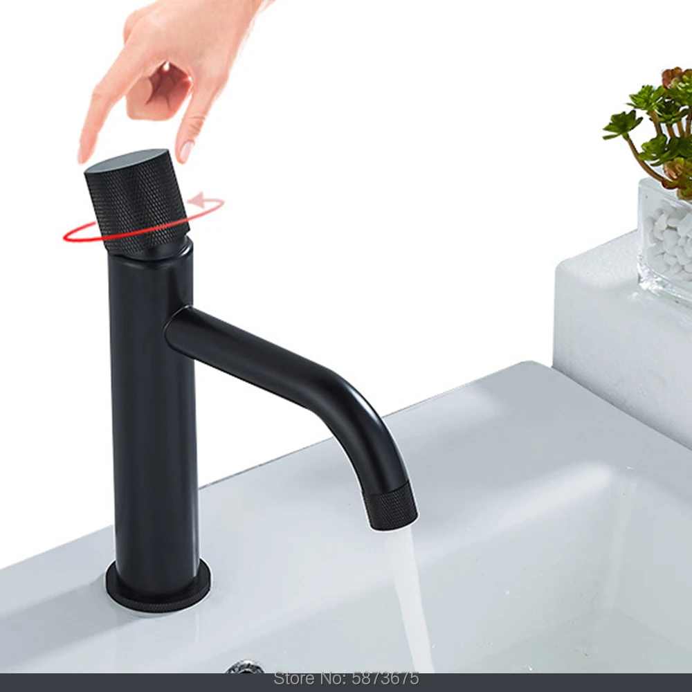 Bathroom new rotary button faucet modern bathroom hot and cold mixer chrome brass basin faucet deck installation faucet
Bathroom new rotary button faucet modern bathroom hot and cold mixer chrome brass basin faucet deck installation faucet