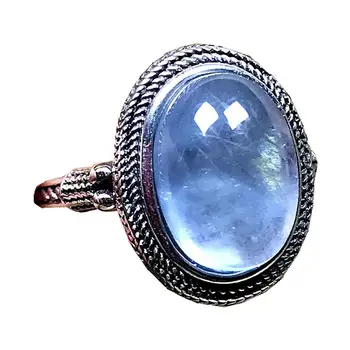 14x10mm Top Natural Ocean Blue Aquamarine Ring Silver Sterling For Woman Man Crystal Beads Stone Adjustable Ring Jewelry AAAAA
14x10mm Top Natural Ocean Blue Aquamarine Ring Silver Sterling For Woman Man Crystal Beads Stone Adjustable Ring Jewelry AAAAA